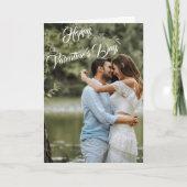 Romantiek voor de liefde van mijn leven Happy Vale Feestdagen Kaart (Voorkant)