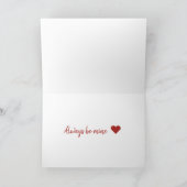 Romantieke en mooie noorderlicht kaart (Binnen)