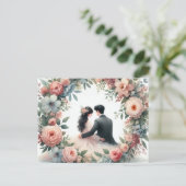 Romantik Wedding 10 Feestdagenkaart (Staand voorkant)