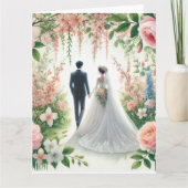 Romantik Wedding 5 Kaart (Voorkant)