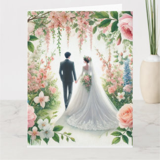 Romantik Wedding 5 Kaart