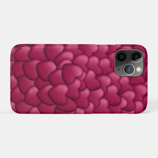Romantisch 3D rood hartjes patroon-32322 Case-Mate iPhone Case (Achterkant (horizontaal))