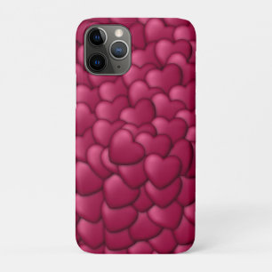 Romantisch 3D rood hartjes patroon-32322 Case-Mate iPhone Case