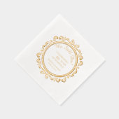 Romantisch 60ste bruiloft Jubileum Folie Servetten (Rechts)