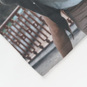 Romantisch Aangepast Jubileum Fotocollage Modern Fleece Deken (Hoek)