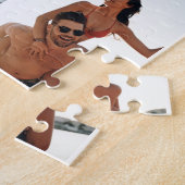 Romantisch Aangepast Jubileum Moderne Fotocollage Legpuzzel (Zijkant)