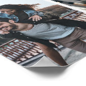 Romantisch Aangepast Jubileum Moderne Fotocollage Poster (Hoek)