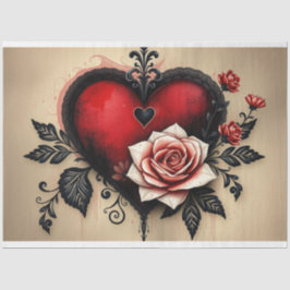 Romantisch Abstract gotisch weefselpapier Tissuepapier