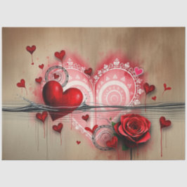 Romantisch Abstract gotisch weefselpapier Tissuepapier