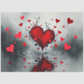 Romantisch Abstract gotisch weefselpapier Tissuepapier (Voorkant)