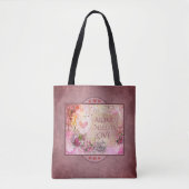 Romantisch alles wat je nodig hebt is liefde tote bag (Voorkant)