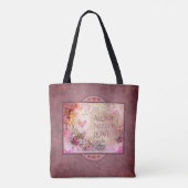 Romantisch alles wat je nodig hebt is liefde tote bag (Achterkant)