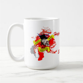 Romantisch alternatief gothic steampunk Valentijns Mok