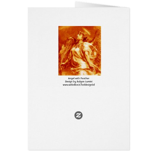 ROMANTISCH ANGEL, ORANJE GEWELD kerstmis (Achterkant)