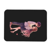 Romantisch anime-koppel - Cute Aesthetic Liefdes K Magneet (Horizontaal)