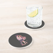 Romantisch anime-koppel - Cute Aesthetic Liefdes K Zandsteen Onderzetter (Zijkant)