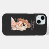 Romantisch Anime Koppel - Zoete Valentijns Moment Case-Mate iPhone Case (Achterkant (horizontaal))