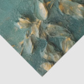 Romantisch Antiek Emerald en Gold Design Series 15 Tissuepapier (Detail)