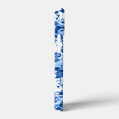 Romantisch Antiek  Roos-Blauw op Wit Case-Mate iPhone Case (Achterkant / Rechts)