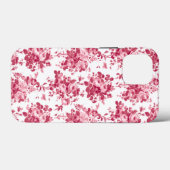 Romantisch Antiek  Roos-Roze op Wit Case-Mate iPhone Case (Achterkant (horizontaal))