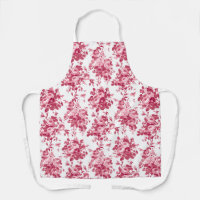 Romantisch Antiek  Roos-Roze op Wit