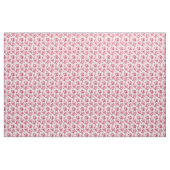Romantisch Antiek Roos-Roze op Wit Stof (Yard (91,4 cm))