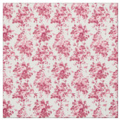 Romantisch Antiek Roos-Roze op Wit Stof (Swatch)