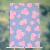 Romantisch antiek rozenontwerp acryl bord (Neutraal)