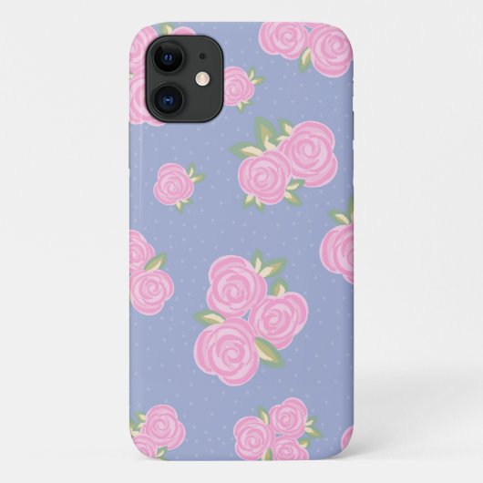 Romantisch antiek rozenontwerp Case-Mate iPhone case (Achterkant)
