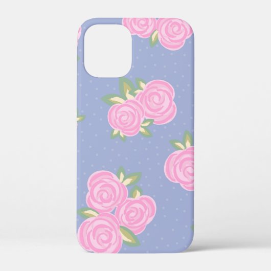 Romantisch antiek rozenontwerp Case-Mate iPhone case (Achterkant)