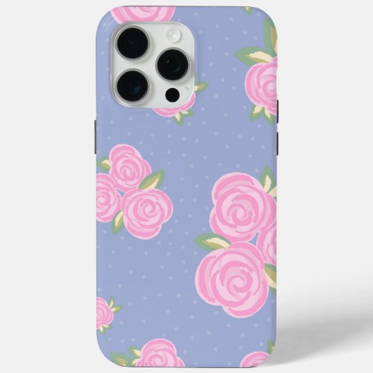 Romantisch antiek rozenontwerp Case-Mate iPhone case (Achterkant)