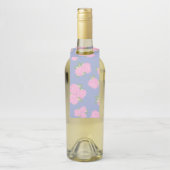 Romantisch antiek rozenontwerp flessenhanger (Op fles)