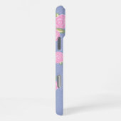 Romantisch antiek rozenontwerp iPhone hoesje (Rechterkant)