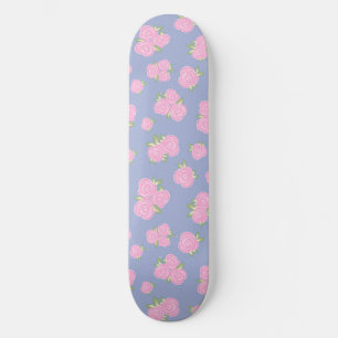 Romantisch antiek rozenontwerp persoonlijk skateboard