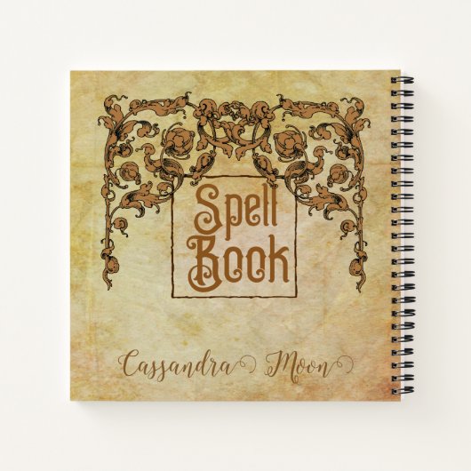 Romantisch, , Antiek spreuk boek (Achterkant)