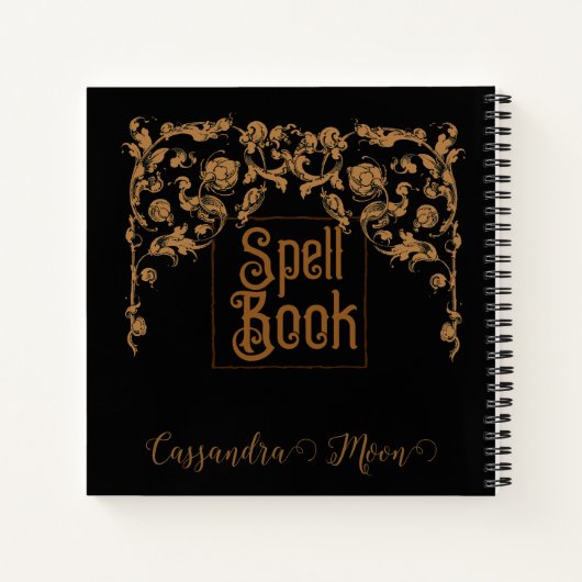 Romantisch, , Antiek spreuk boek (Achterkant)