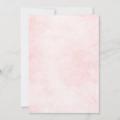 Romantisch aquarel bordeaux save the date kaart (Achterkant)