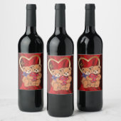Romantisch Beer Wijnlabel Wijn Etiket (Flessen)
