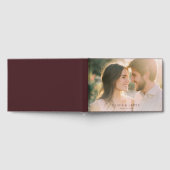 Romantisch Beige Contemporary Foto Gastenboek (Volledig)