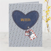 Romantisch Bijpassende Koppels Elektrisch LOTO Har Kaart (Gele Bloem)