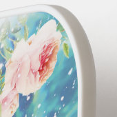 Romantisch blauw aangepast paar namen pickleball pickleball paddle (Links Detail)