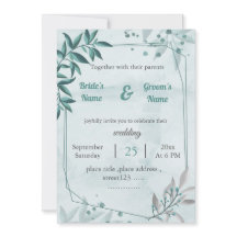 romantisch blauw bladeren bloemengeometrische brui