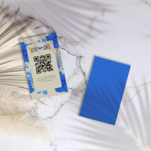 Romantisch Blauw Bloemen Huwelijk