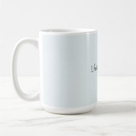 Romantisch Blauw leven is maar een droom Koffiemok