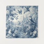  romantisch blauw wandkleed (Voorkant)