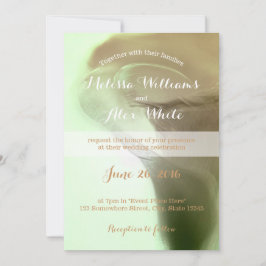 Romantisch bloemdetail bruiloft kaart