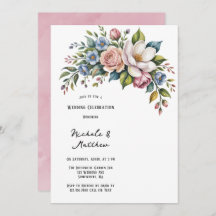 Romantisch Bloemen Boeket Huwelijksfeest