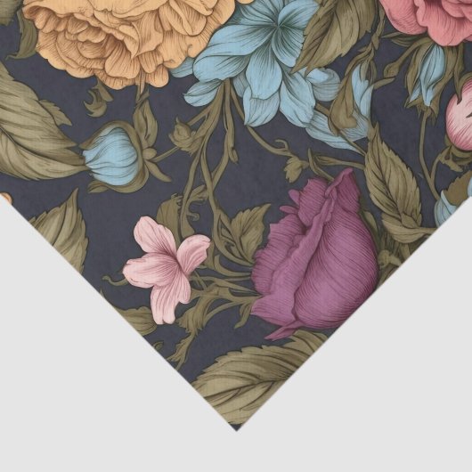 Romantisch  Bloemen Decoupage Papier (Detail)