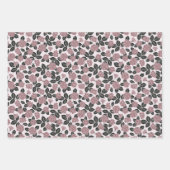 Romantisch Bloemen Hand-getrokken veelkleurig Inpakpapier Vel (Voorkant 2)