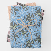 Romantisch Bloemen Hand-getrokken veelkleurig Inpakpapier Vel (In situ)